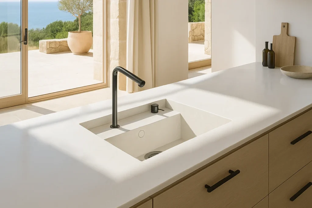 piques de marbre, granit, porcellànic i quars