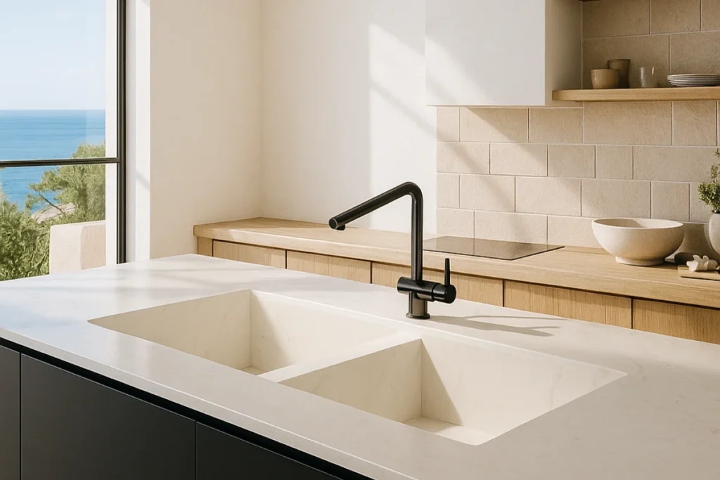 piques de marbre, granit, porcellànic i quars