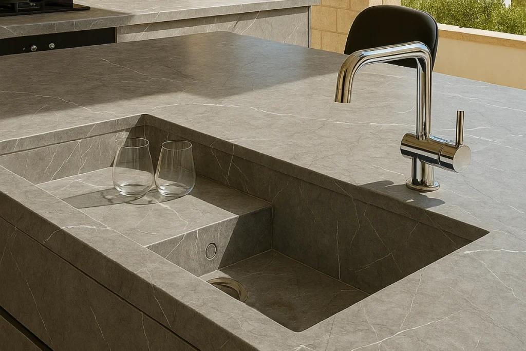 piques de marbre, granit, porcellànic i quars